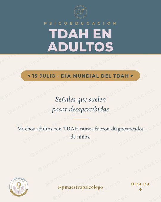Portada del post «TDAH en adultos» del pilar Psicoeducación